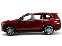2021 Mercedes-Maybach GLS 600 X167 red 1:18 Paragon diecast scale model car collectible.