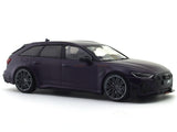 Broken Acrylic case : 2022 Audi RS6-R C8 ABT purple 1:43 Solido diecast scale model car