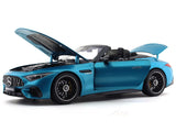 2022 Mercedes-Benz SL63 AMG R232 4Matic blue 1:18 I Scale diecast Scale Model collectible
