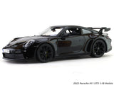 2022 Porsche 911 GT3 black 1:18 Maisto diecast scale model car collectible