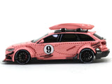 Audi RS6 Avant C7 Pink Pig 1:64 JEC scale model miniature car.