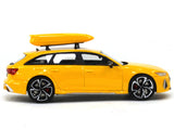 Audi RS6 Avant C8 yellow 1:64 Stance Hunters scale model car.
