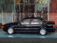 Pre order : 1994 BMW 740i E38 Series I black 1:18 KK Scale diecast model car.