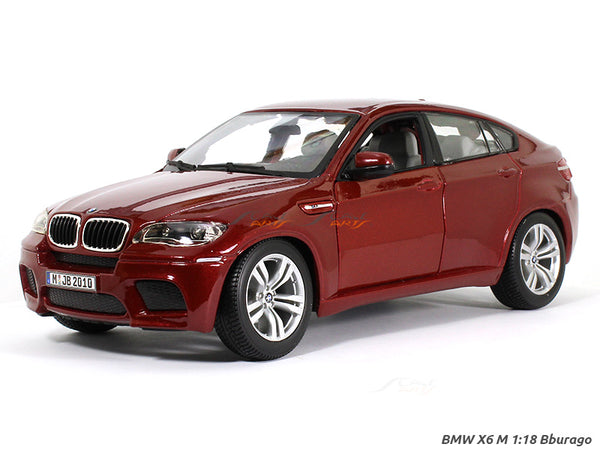 BMW X6 M 1:18 Bburago diecast Scale Model car.