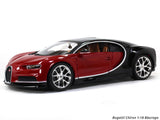 Bugatti Chiron red 1:18 Bburago diecast Scale Model car.