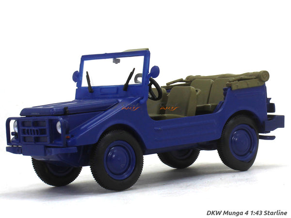 DKW Munga 4 Blue open 1:43 Starline diecast Scale Model Car