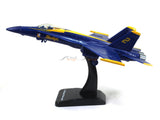 F-18 Hornet Blue Angels 1:72 NewRay Plastic fighet jet model.