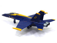 F-18 Hornet Blue Angels 1:72 NewRay Plastic fighet jet model.