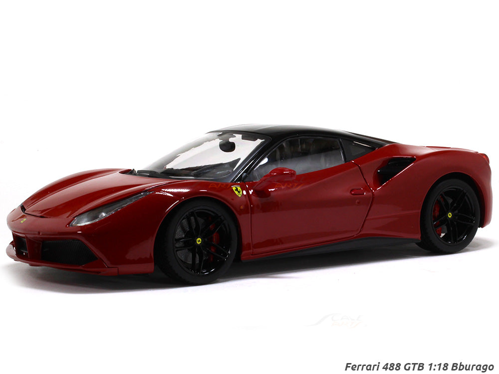 Ferrari 488 GTB red Signature Series 1:18 Bburago diecast Scale