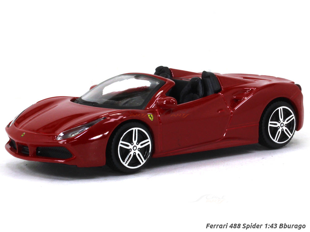 Ferrari 488 Spider 1:43 Bburago diecast Scale Model car