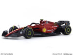 Ferrari F1-75 #55 Carlos Sainz 1:43 Bburago scale model car collectible