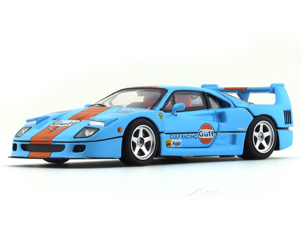 PGM 1/64 F40 LM Light Blue/Orang フル開閉機能付 Ferrari-F40-LM-1-64-PGM-