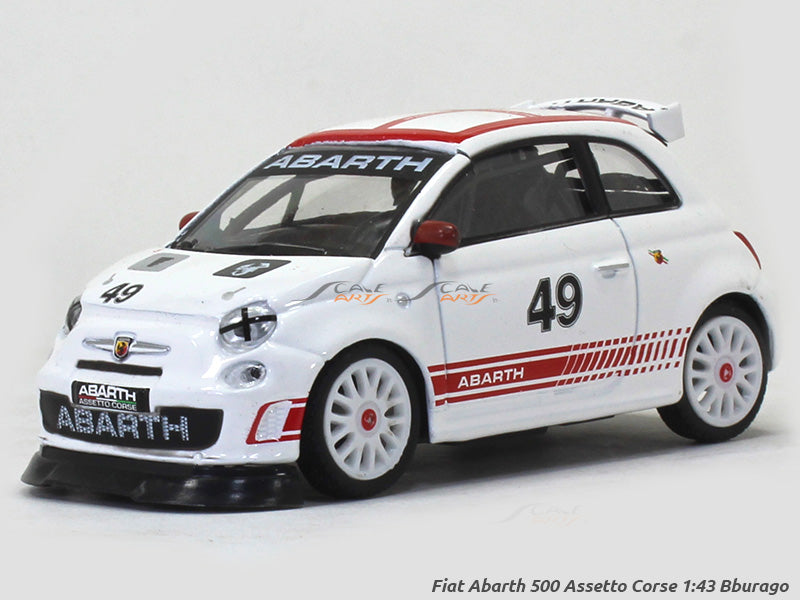 Fiat Abarth 500 Assetto Corse 1:43 Bburago diecast Scale Model car