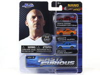 Fast and Furious Hollywood Nano rides 1.65" approx 1:87 Jada collectible.