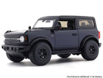 2021 Ford Bronco Wildtrak dark blue 1:18 Maisto diecast scale model car collectible