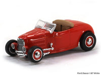 Ford Deuce red 1:87 Ricko HO Scale Model car