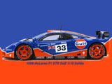 1996 McLaren F1 GTR Gulf 1:18 Solido diecast Scale Model car.