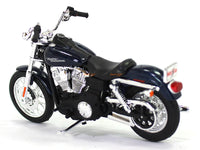 2006 FXDBI Dyna Street Bob Blue Harley Davidson 1:18 Maisto diecast scale model bike.