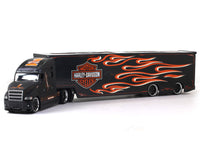 Harley Davidson Custom Hauler Trailer black 1:64 Maisto scale model.