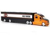 Harley Davidson Custom Hauler Trailer orange 1:64 Maisto scale model.