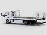 Hino 300 Flatbed truck white 1:64 GCD diecast scale model miniature truck.