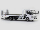 Hino 300 Flatbed truck white 1:64 GCD diecast scale model miniature truck.