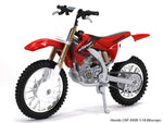 Honda CRF 450R 1:18 Bburago diecast scale model bike.