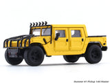 Hummer H1 Pickup truck yellow 1:64 Master diecast scale model car