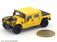 Hummer H1 Pickup truck yellow 1:64 Master diecast scale model car