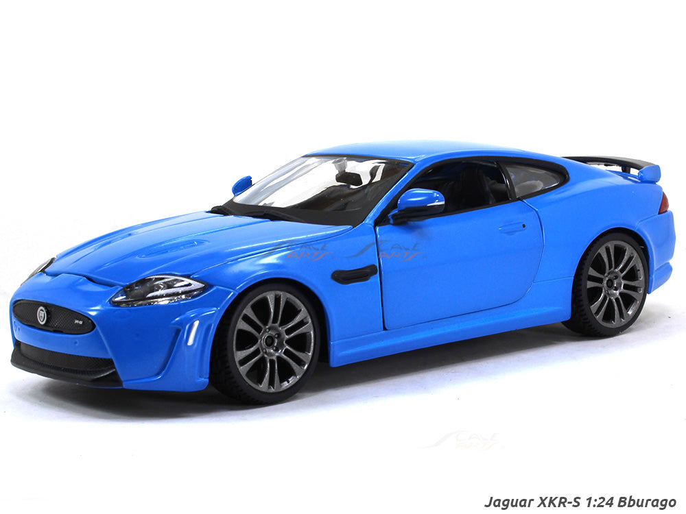 Jaguar-XKR-S-blue-1-24-bburago