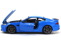 Jaguar XKR-S blue 1:24 Bburago diecast Scale Model car.
