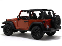 Jeep Wrangler Rubicon red 1:18 Maisto diecast Scale Model car.