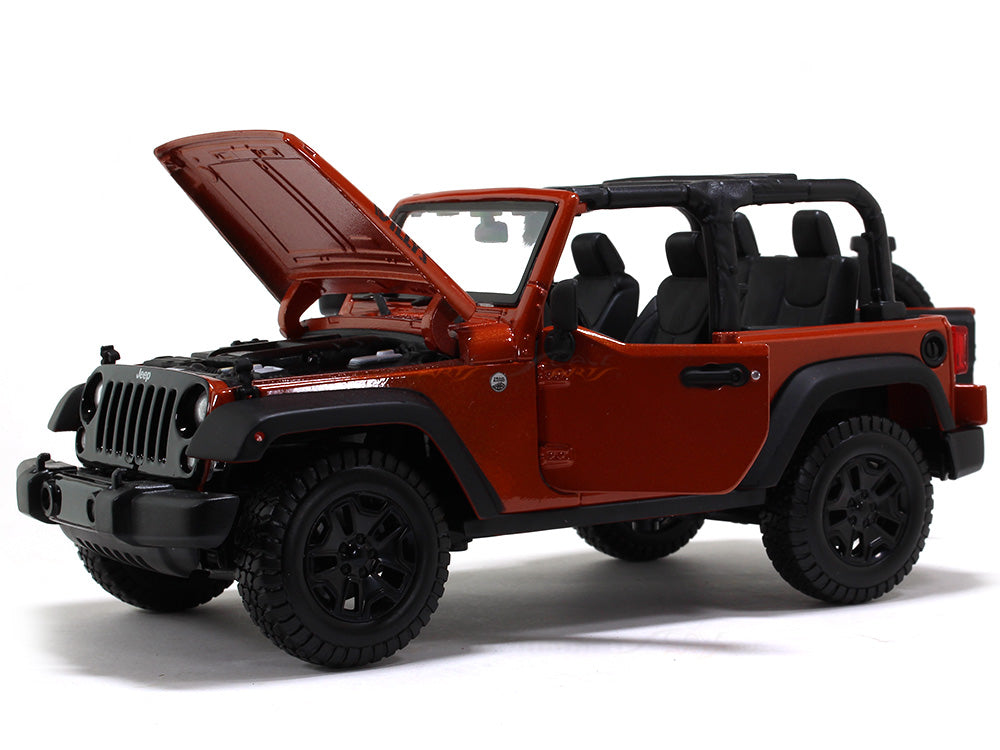 Maisto Jeep Rubicon レッド 1/18 Maisto Jeep Wrangler Rubicon (Red) Diecast Car Model