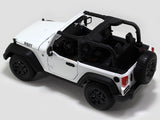 Jeep Wrangler Rubicon white 1:18 Maisto diecast Scale Model car.