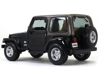 Jeep Wrangler Sahara black 1:18 Maisto diecast Scale Model car.