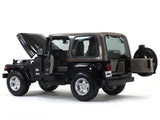 Jeep Wrangler Sahara black 1:18 Maisto diecast Scale Model car.