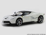 LaFerrari white Signature Series 1:43 Bburago scale model car collectible