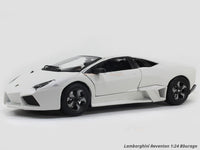 Lamborghini Reventon matte white 1:24 Bburago diecast scale model car.
