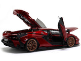Lamborghini Sian FKP 37 red 1:18 Bburago diecast Scale Model car.