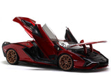 Lamborghini Sian FKP 37 red 1:18 Bburago diecast Scale Model car.