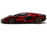 Lamborghini Sian FKP 37 red 1:18 Bburago diecast Scale Model car.