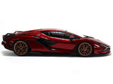 Lamborghini Sian FKP 37 red 1:18 Bburago diecast Scale Model car.