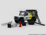 Land Rover Defender 110 Caterpillar clean 1:64 Master diecast scale miniature car
