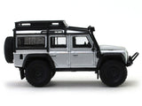 Land Rover Defender 110 silver 1:64 Master diecast scale miniature car