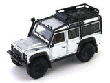 Land Rover Defender 110 silver 1:64 Master diecast scale miniature car
