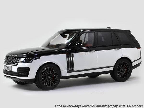 2020 Range Rover SV Autobiography Dynamic white 1:18 LCD models diecast scale car.