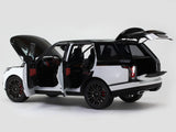 2020 Range Rover SV Autobiography Dynamic white 1:18 LCD models diecast scale car.