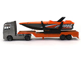 MAN TGA XXl boat carrier 1:64 Majorette Limited Edition diecast Scale Model car