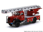 Magirus Saurer 2 DM  Fire truck 1:76 Atlas diecast scale model truck.