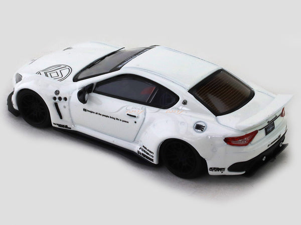 Maserati GT LB Performance white 1:64 HKM diecast scale miniature car